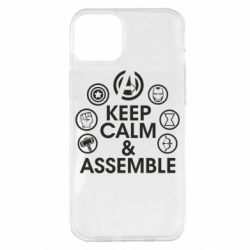 Чехол для iPhone 14 Plus Keep calm & assemble - PrintSalon