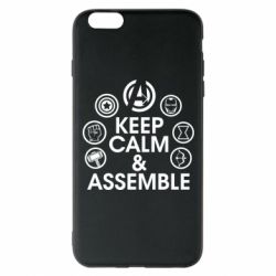 Чехол для iPhone 6 Plus/6S Plus Keep calm & assemble - PrintSalon