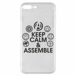 Чехол для iPhone 7 Plus Keep calm & assemble - PrintSalon