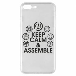 Чехол для iPhone 8 Plus Keep calm & assemble - PrintSalon