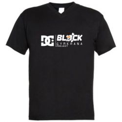 Мужская футболка с V-образным вырезом Ken Block Gymkhana Project-PrintSalon Мужская футболка с V-образным вырезом Ken Block Gymkhana Project