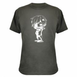 Камуфляжная футболка Кэн Канэки - PrintSalon