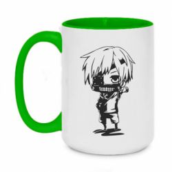 Чашка двухцветная 420ml Кэн Канэки - PrintSalon