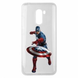 Чехол для Xiaomi Pocophone F1 Кэп - PrintSalon