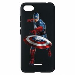 Чехол для Xiaomi Redmi 6A Кэп - PrintSalon