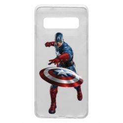 Чехол для Samsung S10 Кэп - PrintSalon