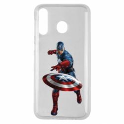 Чехол для Samsung M30 Кэп - PrintSalon