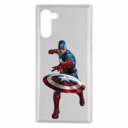 Чехол для Samsung Note 10 Кэп - PrintSalon