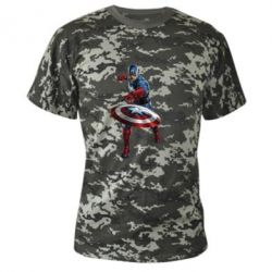 Камуфляжная футболка Кэп - PrintSalon