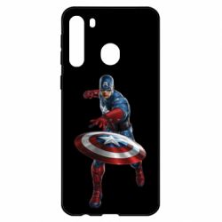 Чехол для Samsung A21 Кэп - PrintSalon