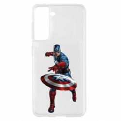 Чехол для Samsung S21 Кэп - PrintSalon