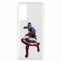 Чехол для Huawei P Smart 2021 Кэп - PrintSalon