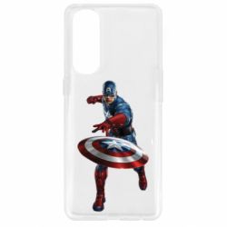 Чехол для Oppo Reno 4 Pro Кэп - PrintSalon