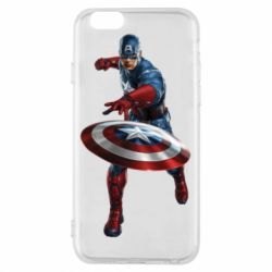 Чехол для iPhone 6/6S Кэп - PrintSalon