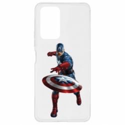 Чехол для Xiaomi Redmi Note 10 Pro Кэп - PrintSalon