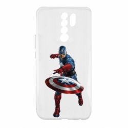 Чехол для Xiaomi Redmi 9 Кэп - PrintSalon