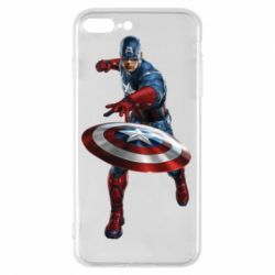 Чехол для iPhone 8 Plus Кэп - PrintSalon