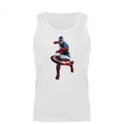 Мужская майка Кэп - PrintSalon