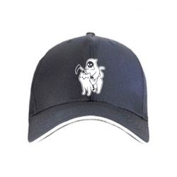 Кепка Death and cat - PrintSalon