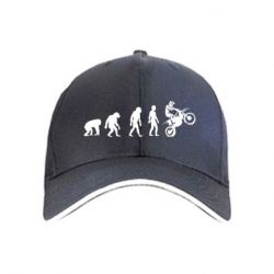 Кепка Эволюция мотоциклиста - PrintSalon