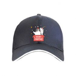 Кепка Meowy Christmas ( present box ) - PrintSalon