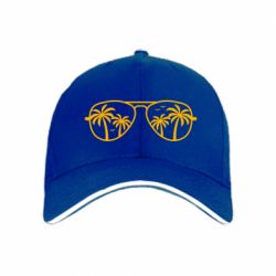 Кепка Sunglasses And Palm Trees - PrintSalon