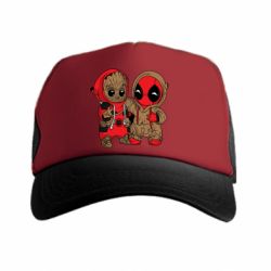 Кепка-тракер Baby Groot And Deadpool - PrintSalon