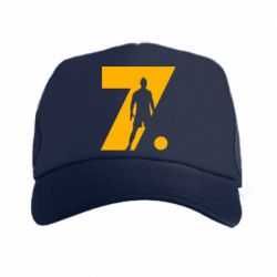 Кепка-тракер Cristiano Ronaldo Silhouette Art - PrintSalon