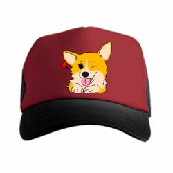 Кепка-тракер Cute Corgi Puppy - PrintSalon