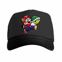 Кепка-тракер Cute Mario with turtle - PrintSalon