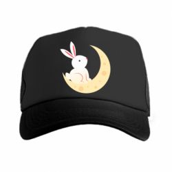 Кепка-тракер Cute rabbit on the moon - PrintSalon