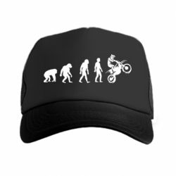 Кепка-тракер Эволюция мотоциклиста - PrintSalon