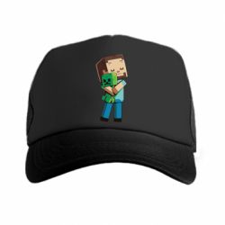 Кепка-тракер Heroes from Minecraft - PrintSalon
