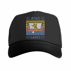 Кепка-тракер Jesus will save - PrintSalon