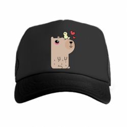 Кепка-тракер Капибара с цыпленком - PrintSalon