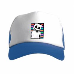 Кепка-тракер Marshmello Colorful Portrait - PrintSalon