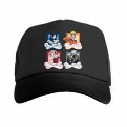 Кепка-тракер Naruto team 7 in action - PrintSalon