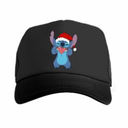 Кепка-тракер Новогодний Стич - PrintSalon