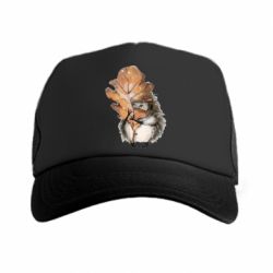 Кепка-тракер Осенний ежик - PrintSalon