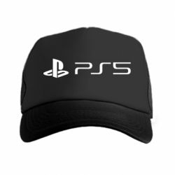 Кепка-тракер PlayStation 5 Logo - PrintSalon