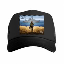Кепка-тракер русский корабль иди на@ - PrintSalon