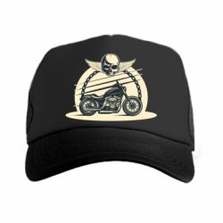 Кепка-тракер Skull and Bike - PrintSalon