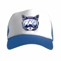 Кепка-тракер Snowboard Cat - PrintSalon