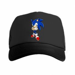 Кепка-тракер Sonic with smile - PrintSalon