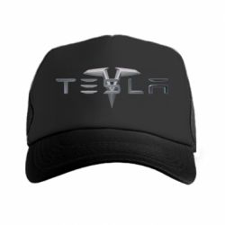 Кепка-тракер Tesla Car logo - PrintSalon