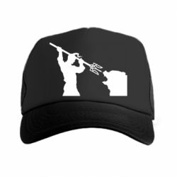 Кепка-тракер Тризубом по морде - PrintSalon