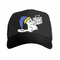 Кепка-тракер Украинский кот саймона с подарком - PrintSalon