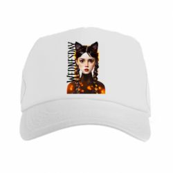 Кепка-тракер Венздей кошка - PrintSalon