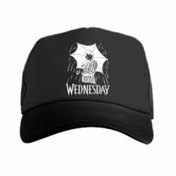 Кепка-тракер Венздей Вдамс и зонт - PrintSalon