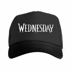 Кепка-тракер Wednesday logo - PrintSalon